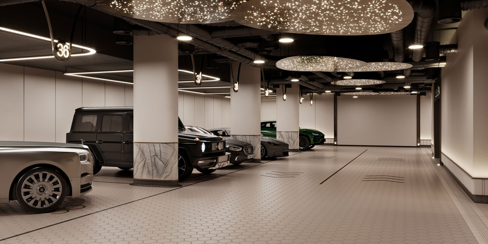 ЖК Империум — Въезд на парковку